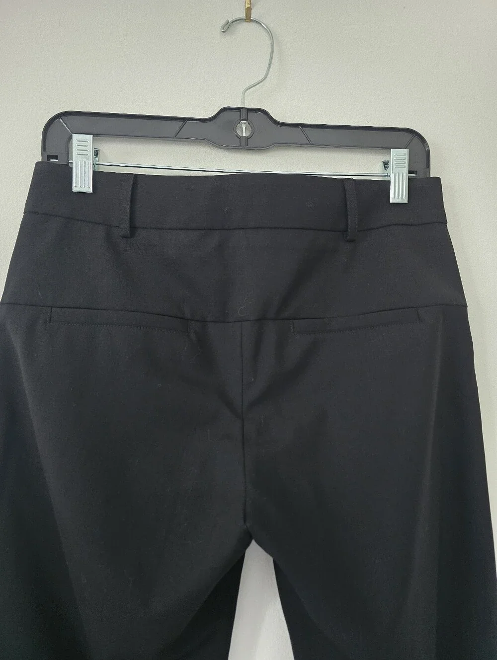 Veronica Beard Renzo Clean Waistband Pant Black Cropped Slim Leg Wool Pant Sz  2